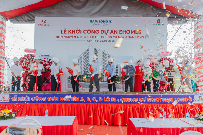 Lễ khởi công 671 căn nhà ở xã hội EHomeS Cần Thơ