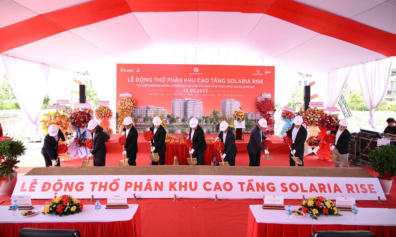 Nam Long động thổ khu căn hộ Solaria Rise