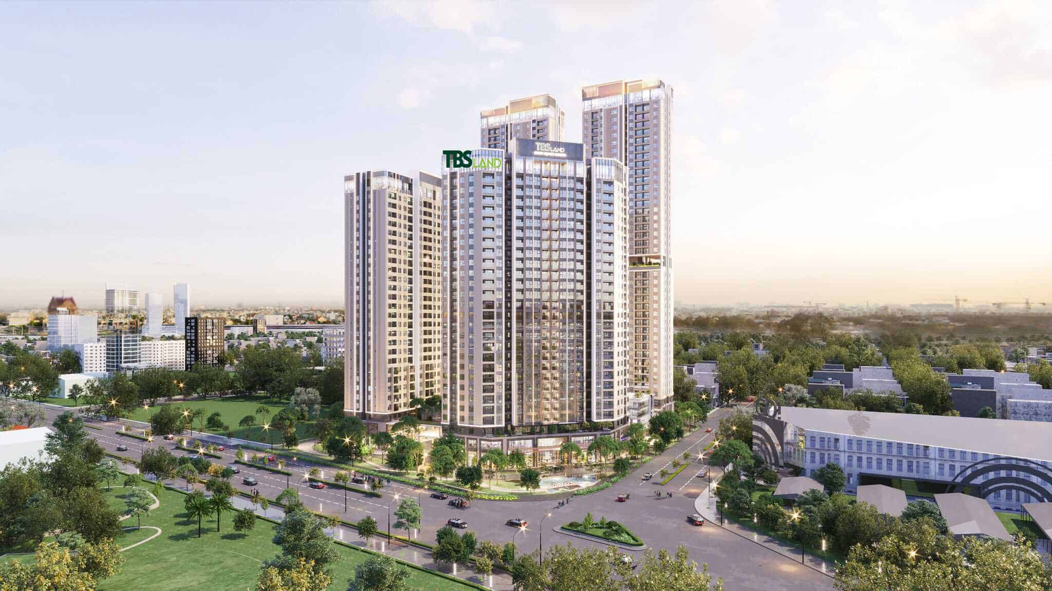 Phối cảnh dự án Green Skyline